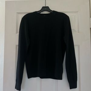 uniqlo black cashmere sweater
